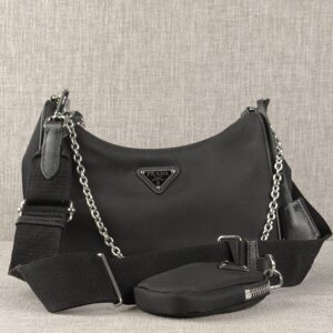 Prada Re-Edition 2005 Nylon Shoulder Bag – Black