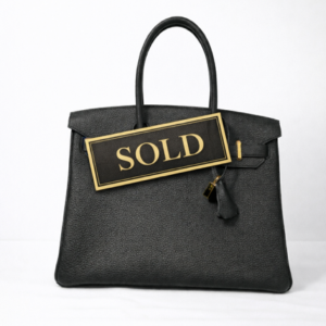 Hermes Birkin 25 Noir Togo sold
