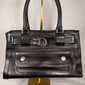 Dior Flight Bag – Black Leather | Galliano Era Collector Piece