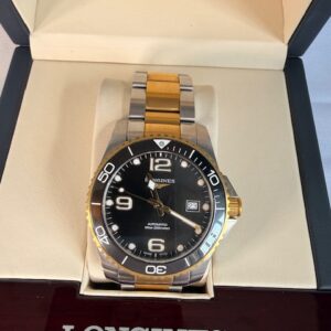 Longines HydroConquest Automatic  Steel & Gold | Black Dial | Full Set