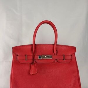 Hermès Birkin 30 – Bougainvillea – Palladium Hardware – Full Set