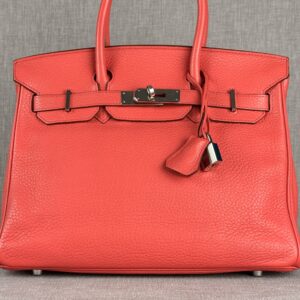 Hermès Birkin 30 – Bougainvillea – Palladium Hardware – Full Set