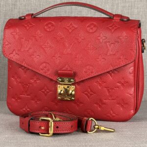 Louis Vuitton Pochette Métis – Empreinte Leather | Red | Gold Hardware